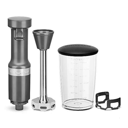 KitchenAid ® Matte Grey Variable Speed Corded Immersion Hand Blender