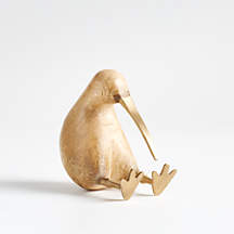 Black Wood Kiwi Bird, Set of 2 + Reviews | Crate & Barrel