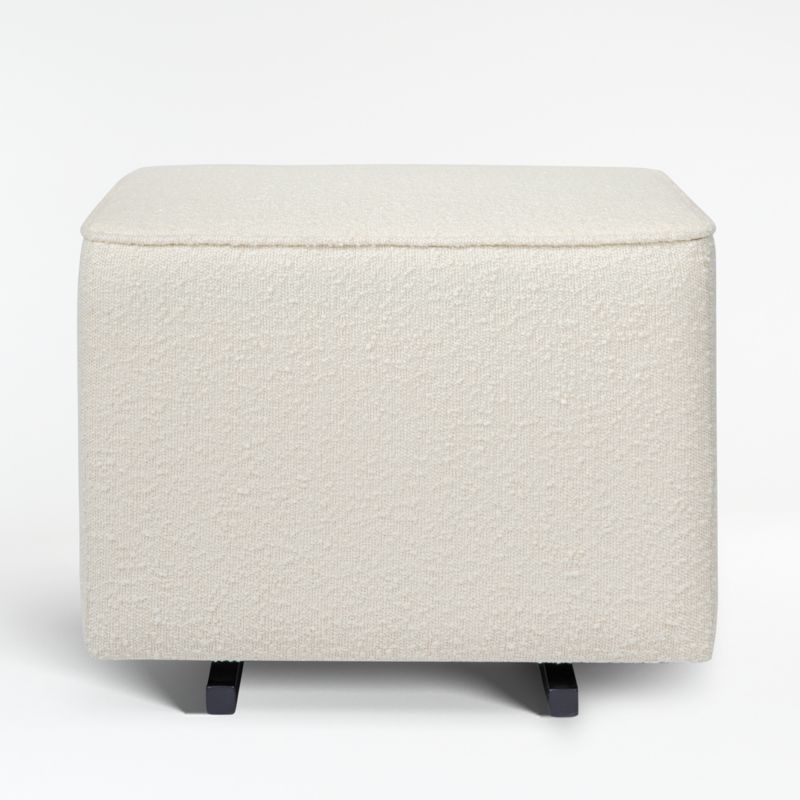 Babyletto Kiwi Ivory Boucle Nursery Gliding Ottoman - image 0 of 7