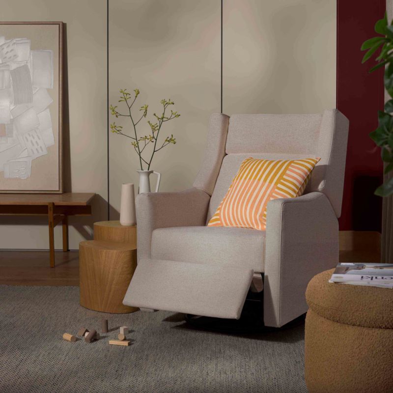 Babyletto Kiwi Plus Beach Tan Nursery Swivel Glider Recliner Chair - image 1 of 13