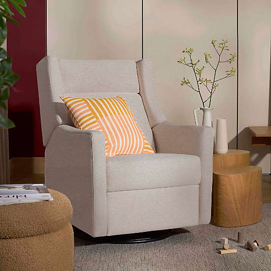 Babyletto Kiwi Plus Beach Tan Nursery Swivel Glider Recliner Chair