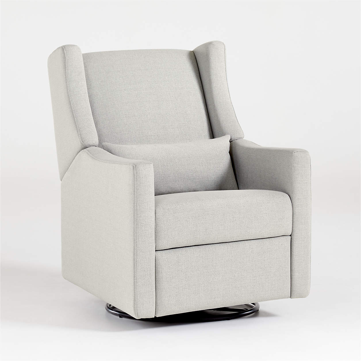 Babyletto Kiwi Grey Nursery Power Recliner in EcoPerformance Fabric