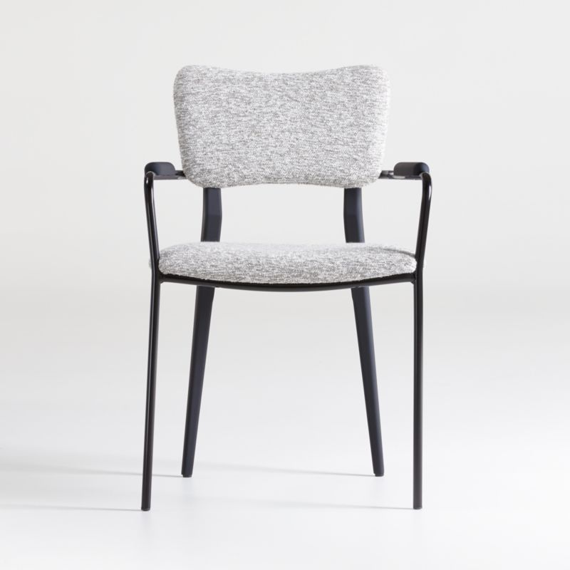Klee Grey Bouclé Dining Chair