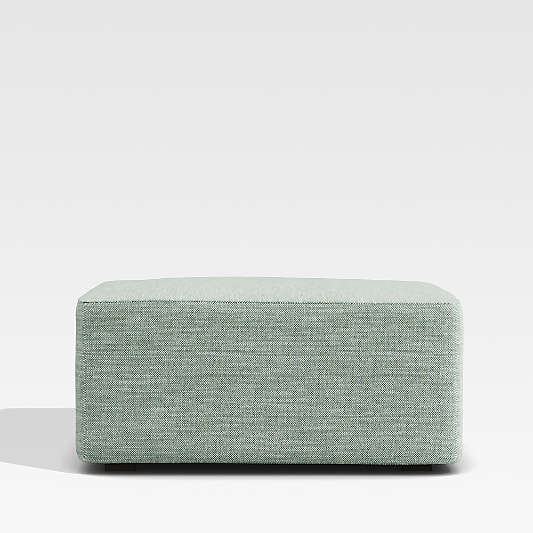 Kline Fog Square Outdoor Upholstered Ottoman