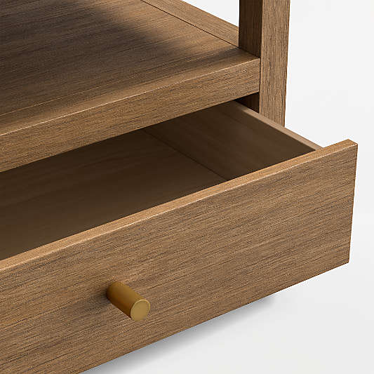 Keane Driftwood 45" Square Storage Coffee Table