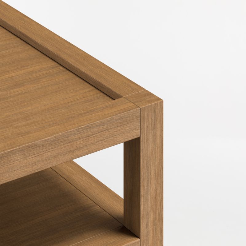 Keane Driftwood 45" Square Storage Coffee Table - image 6 of 8