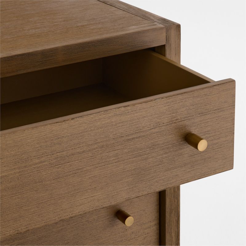 Keane 84" Solid Driftwood 9-Drawer Dresser - image 10 of 15