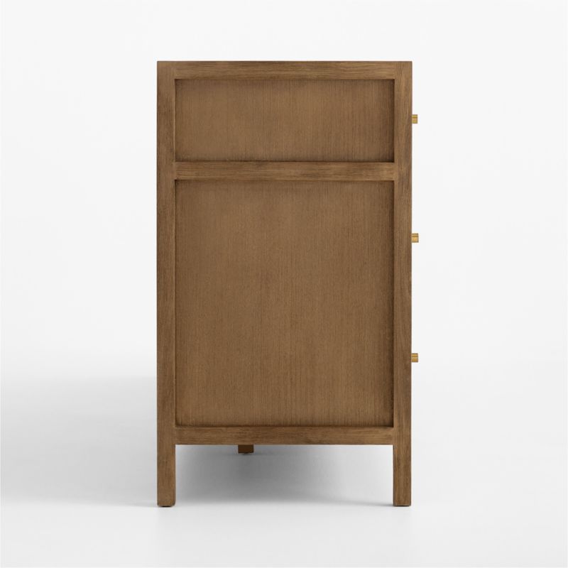 Keane 84" Solid Driftwood 9-Drawer Dresser - image 8 of 15