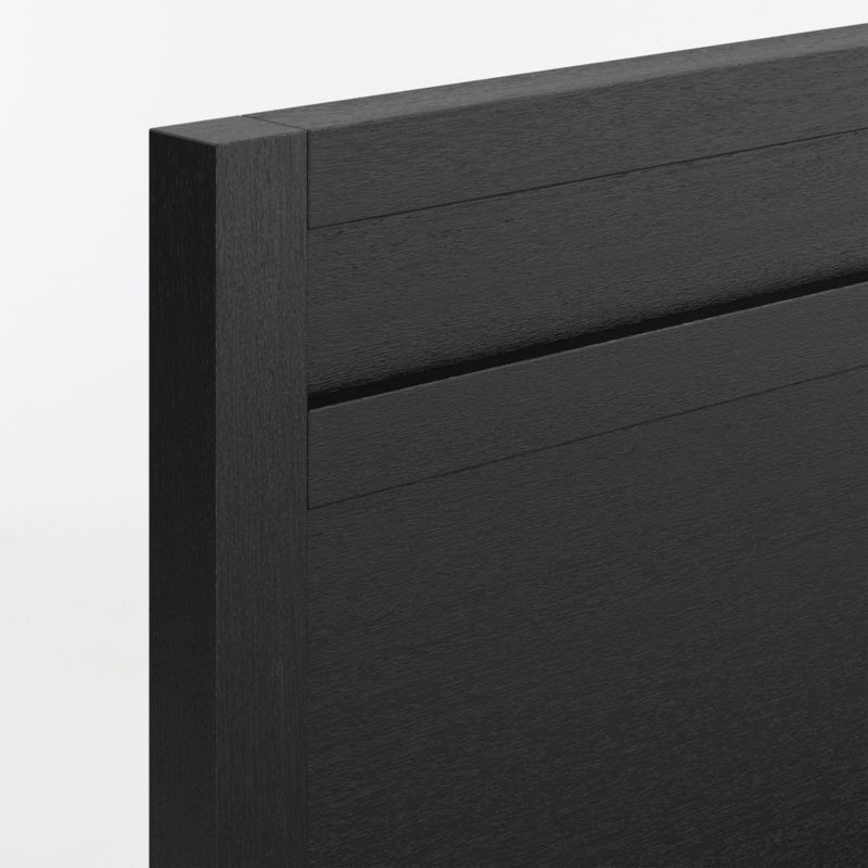 Keane Black Solid Wood Twin Bed - image 6 of 12