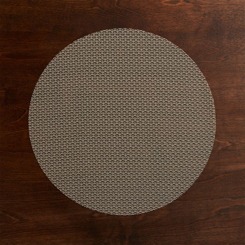 Chilewich ® Knitty Neutral Easy-Clean Vinyl Placemat - image 0 of 6