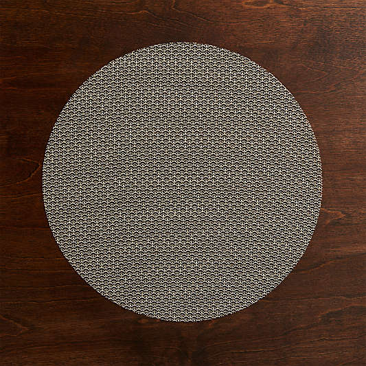 Chilewich ® Knitty Neutral Easy-Clean Vinyl Placemat