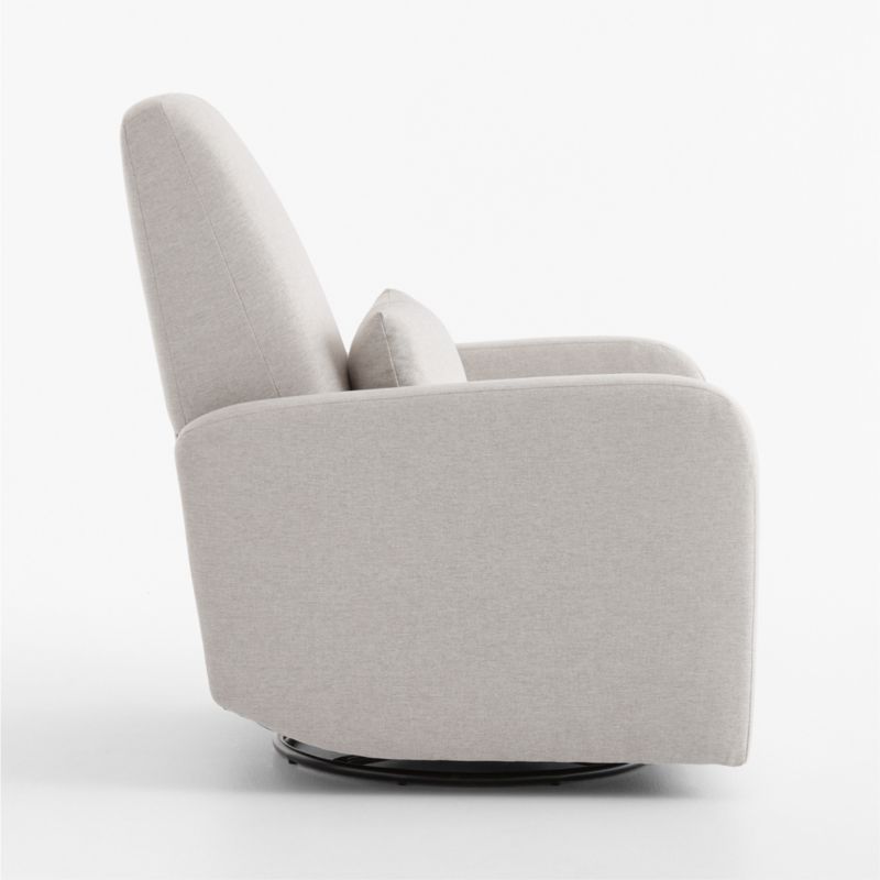 Kinney Beach Oat Tan Swivel Glider Power Recliner Nursery Chair - image 4 of 8