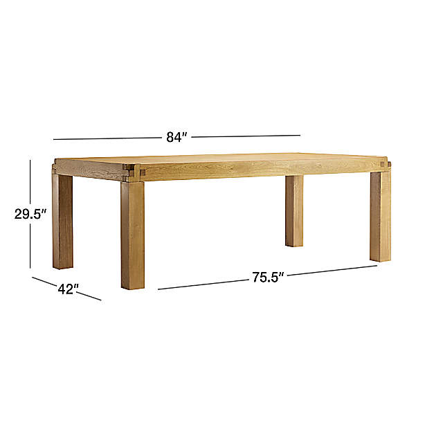 Knot Rustic Dining Table + Reviews | Crate & Barrel