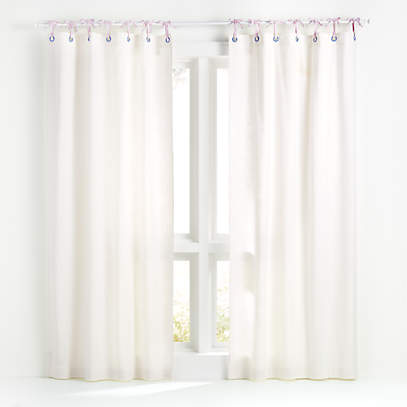 96 Lilac Knot And Grommet Curtain, 96 Curtain Panels
