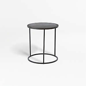 Small round deals metal table