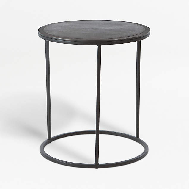 Crate And Barrel Round Accent Table