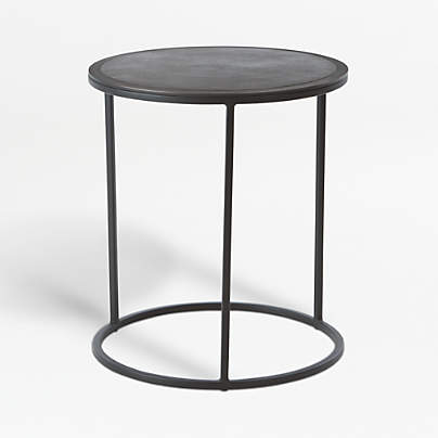 Knurl Small Round Accent Table