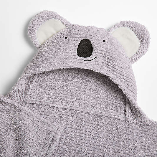 Koala 100% Organic Cotton Hooded Baby Towel