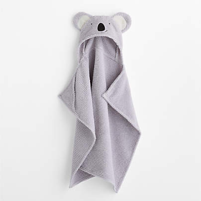 Koala Organic Cotton Hooded Baby Towel