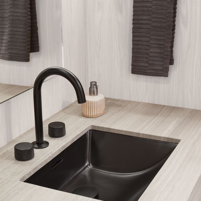 Kohler ® Components ® Matte Black Widespread Bathroom Sink Faucet and Handles - image 1 of 3