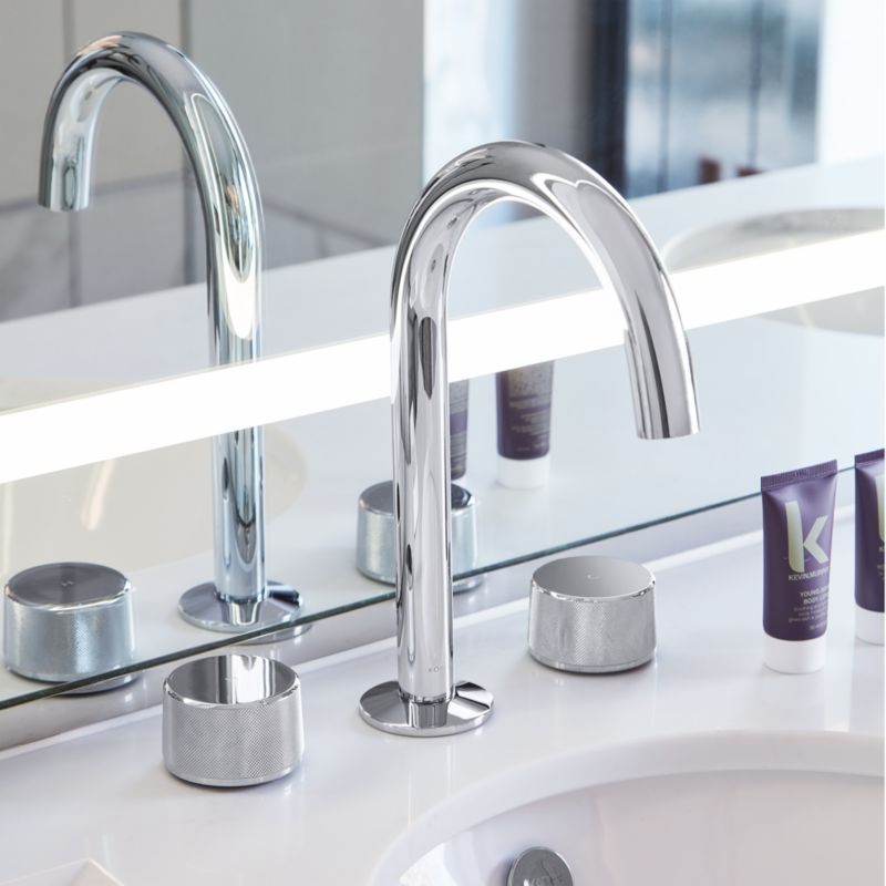 Kohler ® Components ® Chrome Widespread Bathroom Sink Faucet and Handles - image 1 of 3