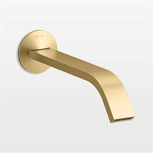 Kohler ® Components ® Brass Wall-Mounted Bathroom Sink Faucet and Handles