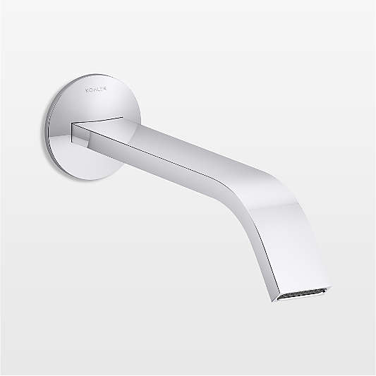 Kohler ® Components ® Chrome Wall-Mounted Bathroom Sink Faucet and Handle