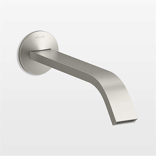 Kohler ® Components ® Nickel Wall-Mounted Bathroom Sink Faucet and Handles 