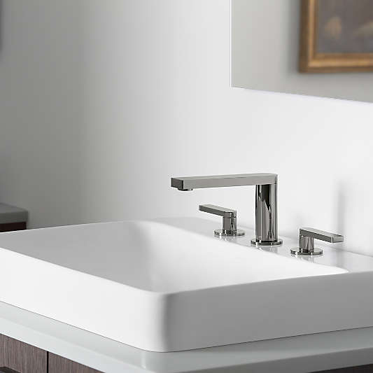 Kohler ® Composed ® Widespread Titanium Bathroom Sink Faucet<br />