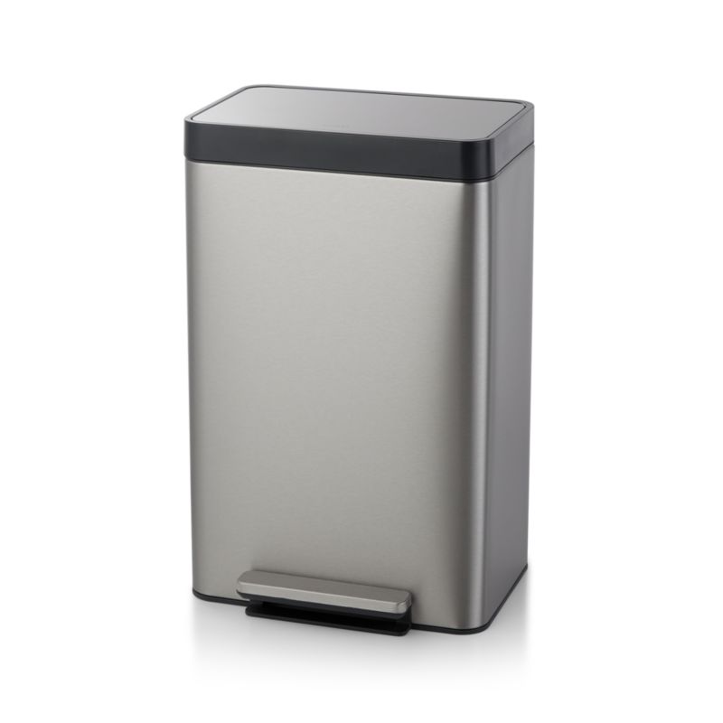 Kohler ® Dual-Compartment Stainless Steel Step Trash Can - image 1 of 2