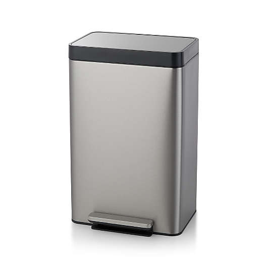 Kohler ® Dual-Compartment Stainless Steel Step Trash Can