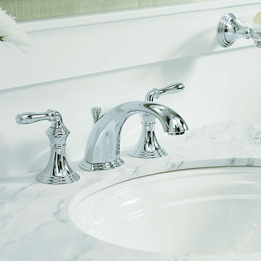 Kohler ® Devonshire ® Widespread Chrome Bathroom Sink Faucet 