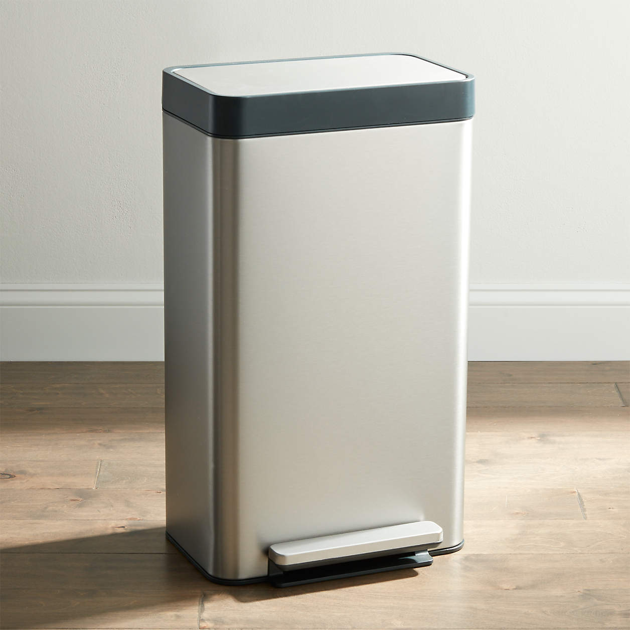 Kohler Stainless Steel Trash Can | Crate & Barrel