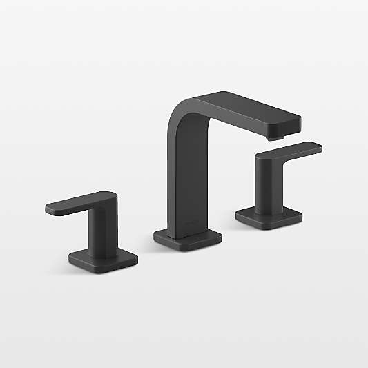 Kohler ® Parallel Black Bathroom Sink Faucet and Handles