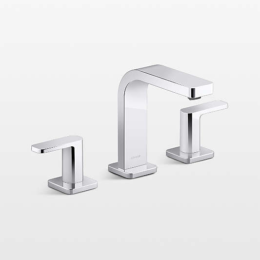 Kohler ® Parallel ® Widespread Chrome Bathroom Sink Faucet and Handles