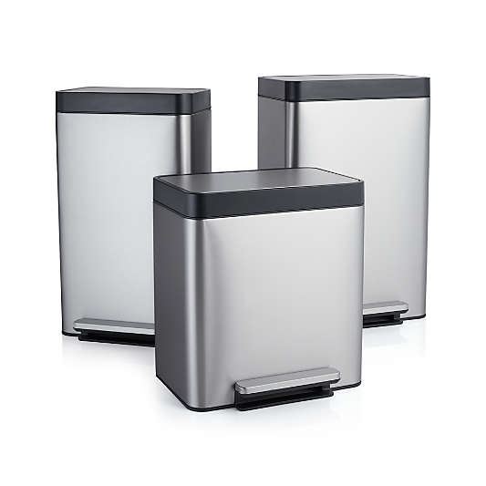 Kohler ® Stainless Steel 13-Gallon Step Trash Can