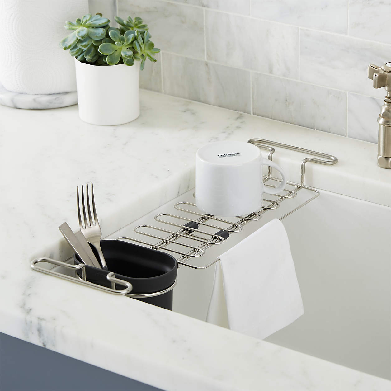 Kohler Sink Utility Rack + Reviews | Crate & Barrel