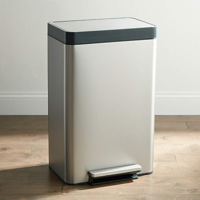 Kohler Stainless Steel 8Gallon Pantry Step Trash Can + Reviews Crate