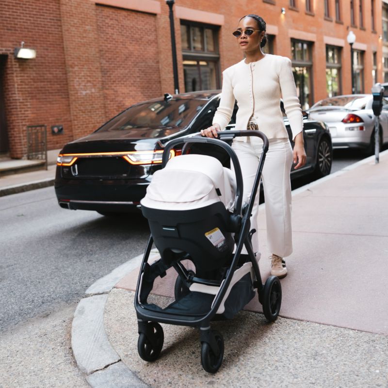 UPPAbaby Kona James Black Lightweight Baby Stroller + Mesa V3 Infant Car Seat Travel System - image 1 of 10