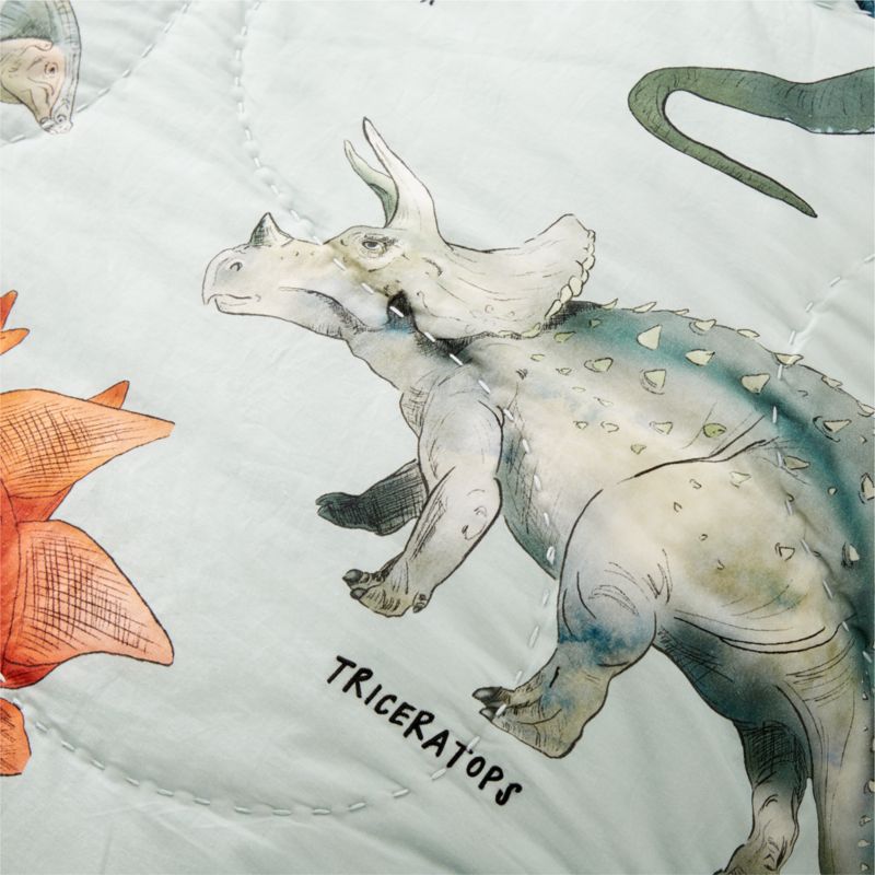 Koro Organic Cotton Dinosaur Kids Twin Quilt - image 11 of 14