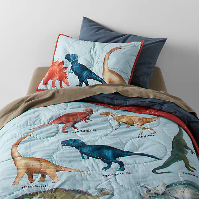 Dinosaur cot quilt hotsell