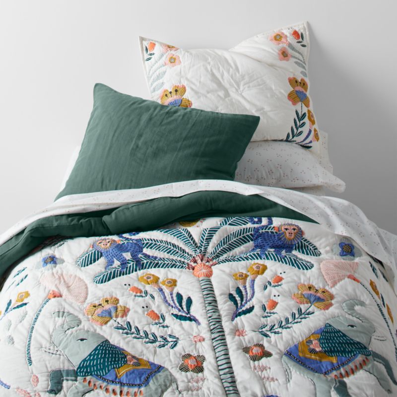 Koshi Organic Cotton Floral Kids Pillow Sham