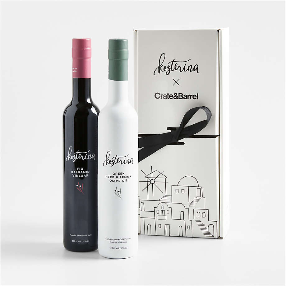 Kosterina Vinegar and Olive Oil Gift Set + Reviews Crate & Barrel