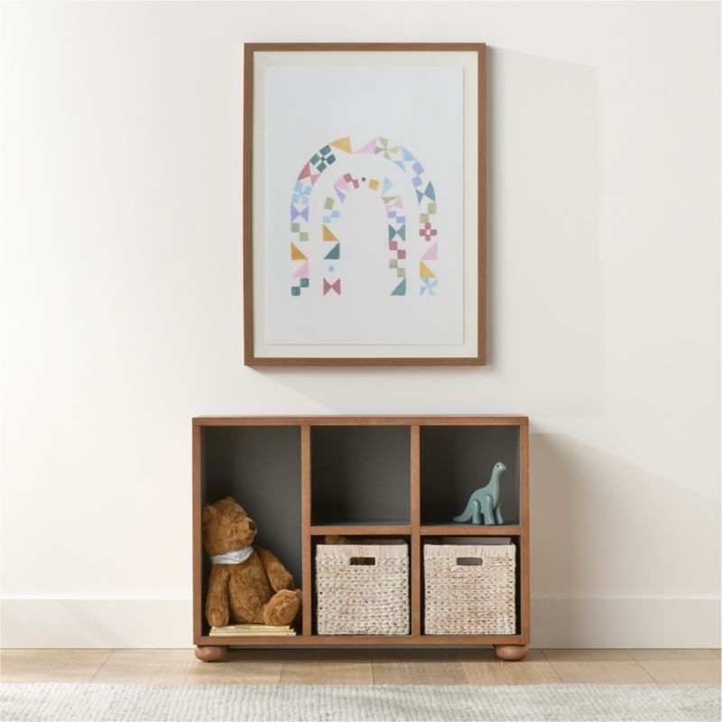 Keepsake 40" Hazlenut Wood Kids Storage Bookcase by Jeremiah Brent - image 2 of 6