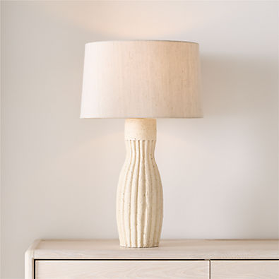View Karina Ivory Table Lamp 28.5" details