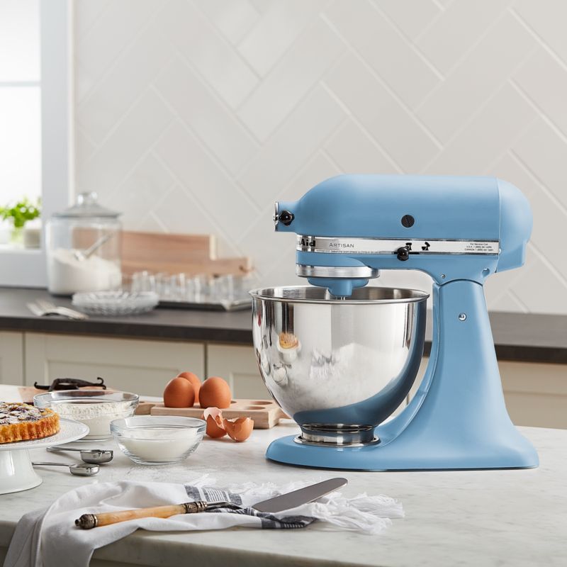 KitchenAid Artisan Series Blue Velvet 5-Quart Tilt-Head Stand Mixer ...