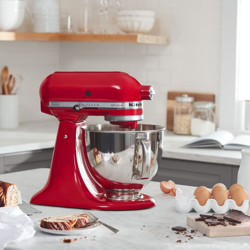 KITCHENAID 5QT VALUE BUNDLE ARTISAN SERIES STAND MIXER - EMPIRE RED  (MVP011398)