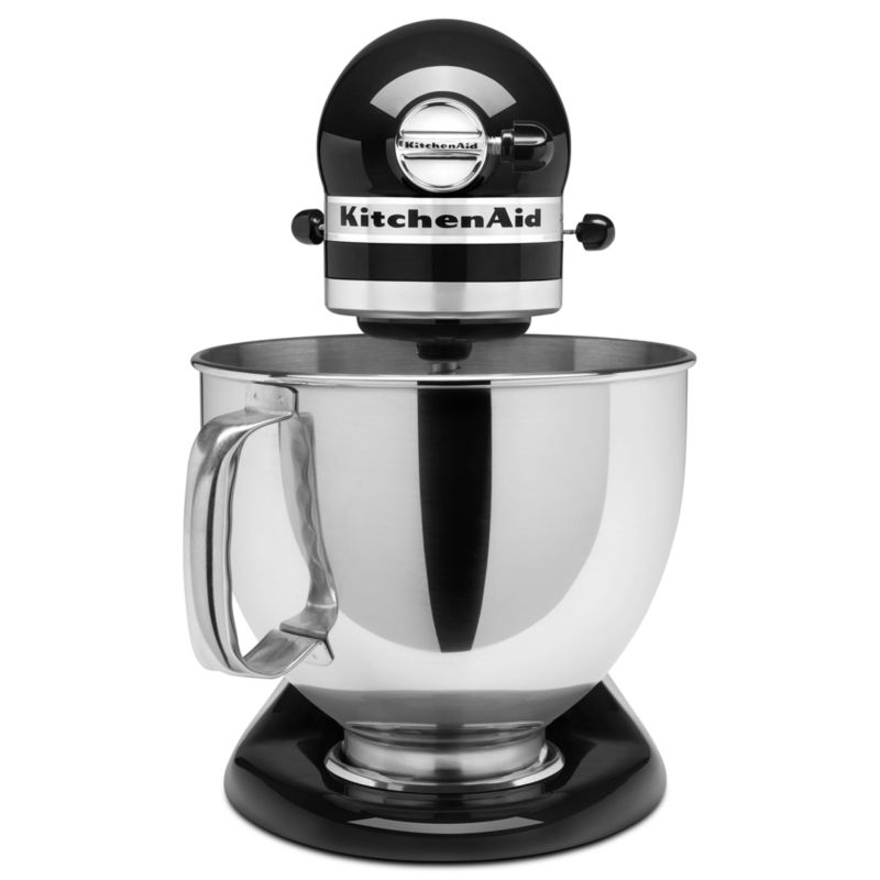 KitchenAid KSM150PSMC Metallic Chrome 5-Quart Tilt-Head Stand Mixer +  Reviews, Crate & Barrel