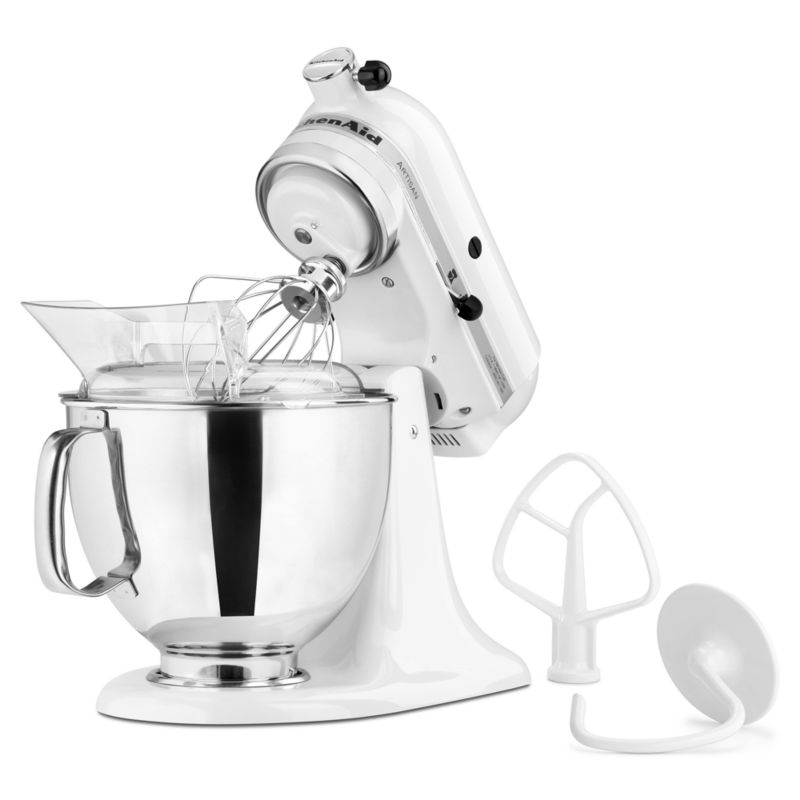 KitchenAid Artisan Series Matte Milkshake White 5-Quart Tilt-Head Stand  Mixer + Reviews, Crate & Barrel Canada