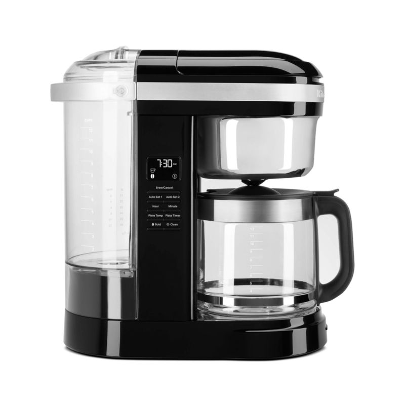 KitchenAid Onyx Black 12-Cup Drip Coffee Maker Machine + Reviews ...
